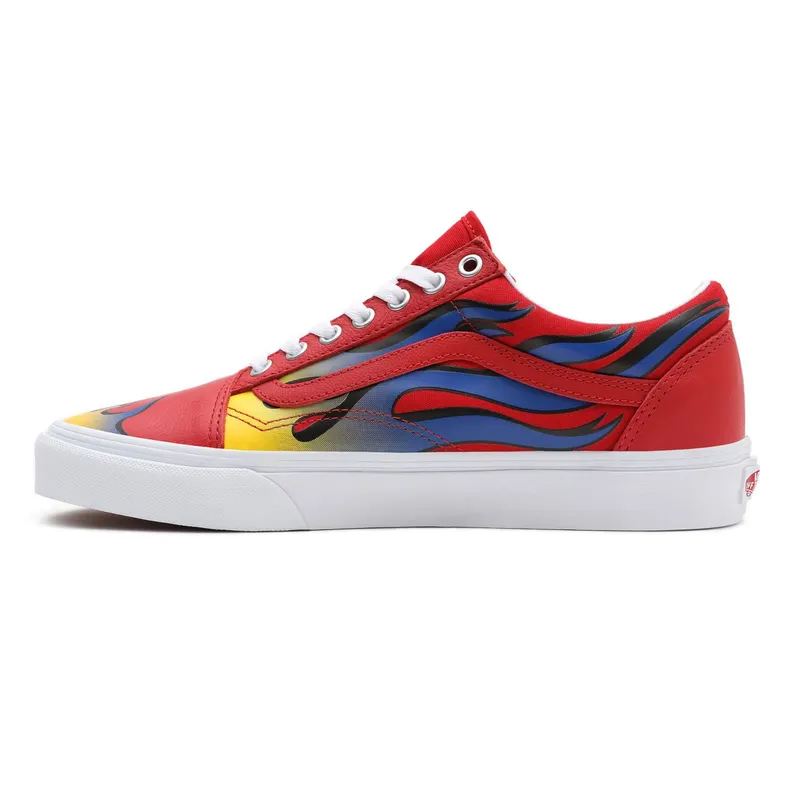 VANS Racer Old Skool Shoes (Red)