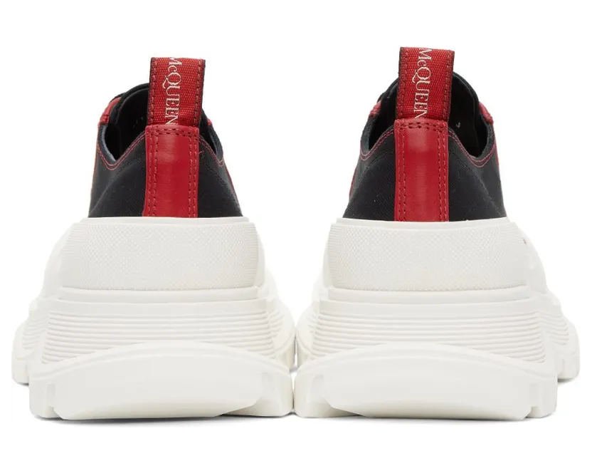 Alexander McQueen Black & Red Tread Slick 1549 BLK/W.R./OF.W/W (711107W4TGD) (2)