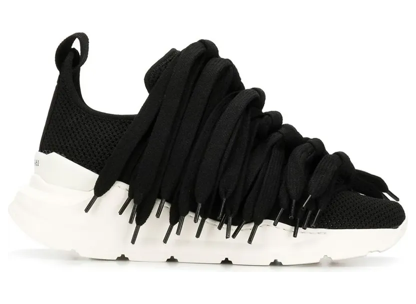 Ports 1961 Lace42 sneakers met franje – Zwart (PW119ZSN01FPLU313)