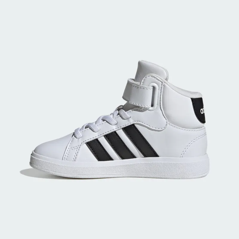 Adidas Grand Court Mid Kids Cloud White / Core Black / Cloud White (IE3862)