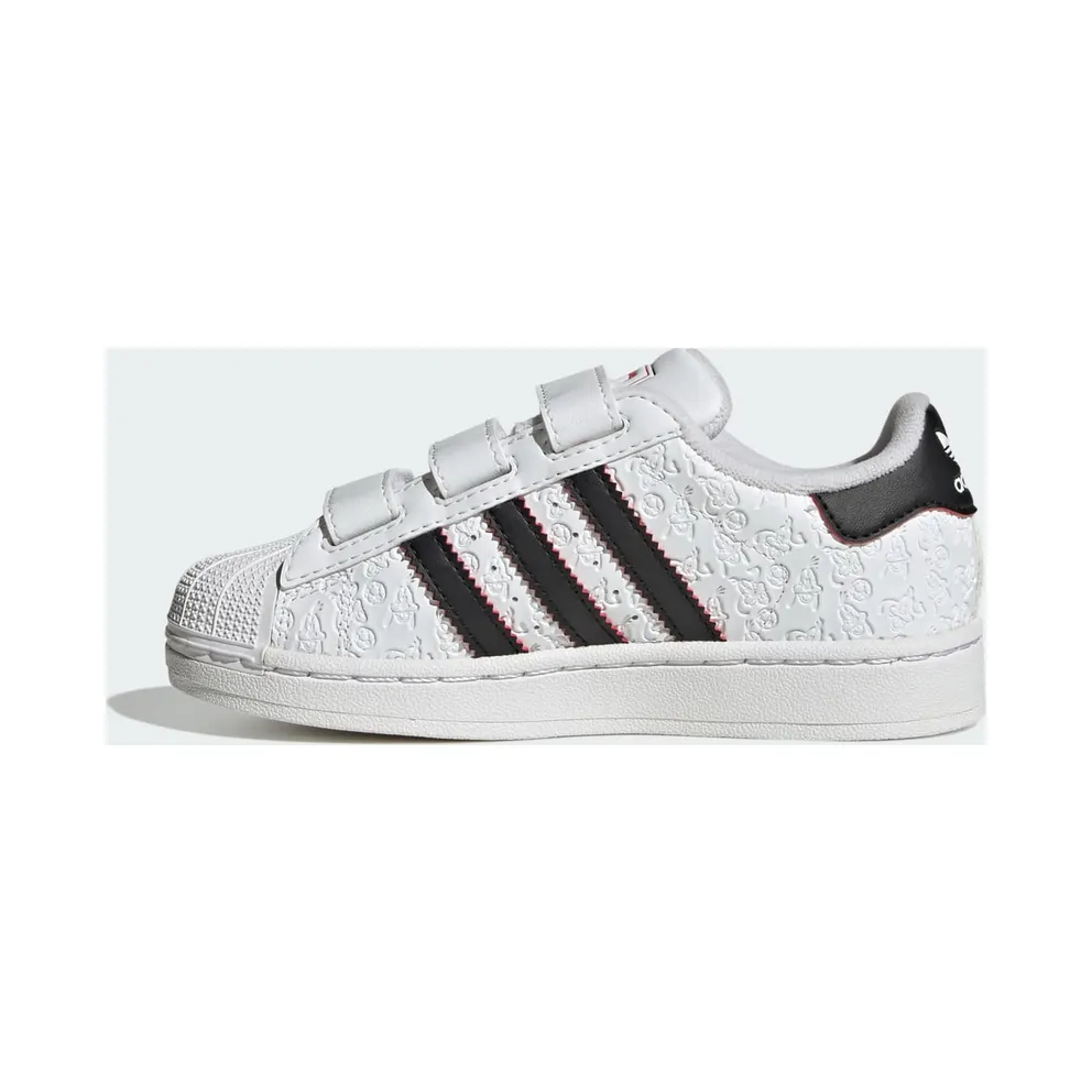 Adidas ADIDAS DISNEY SUPERSTAR II COMFORT CLOSURE Shoes Cloud White / Core Black / Red (IH4635)