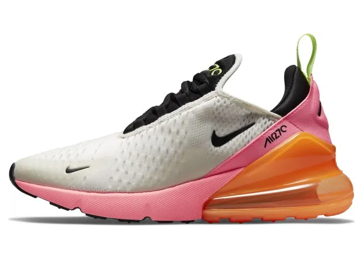 Nike Air Max 270 White Pink Orange (W) (DJ5997-100)