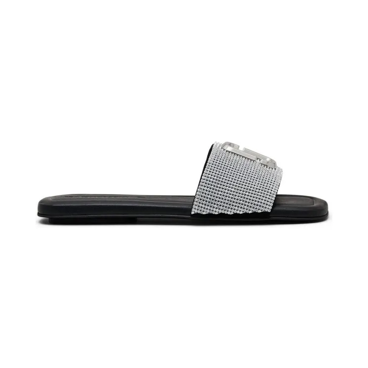 Marc Jacobs Leather Sandal Black Crystal (2R3FFS006F05-965)