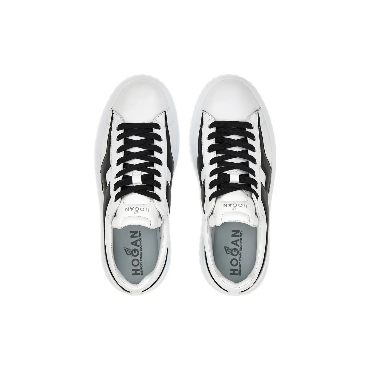 Hogan H-Stripes Leather “Neutrals” (HXM6450FE91L E90001) (3)