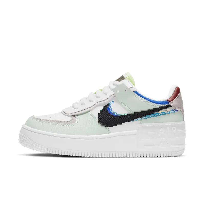 Nike Air Force 1 Shadow Pixel – “Barely Green / White / Platinum Violet / Black” (CV8480-300)