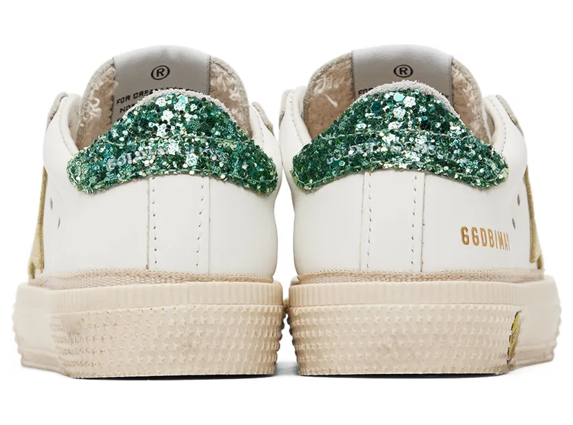 Golden Goose Baby White May Sneakers (GJF00112.F003302.11241) (2)