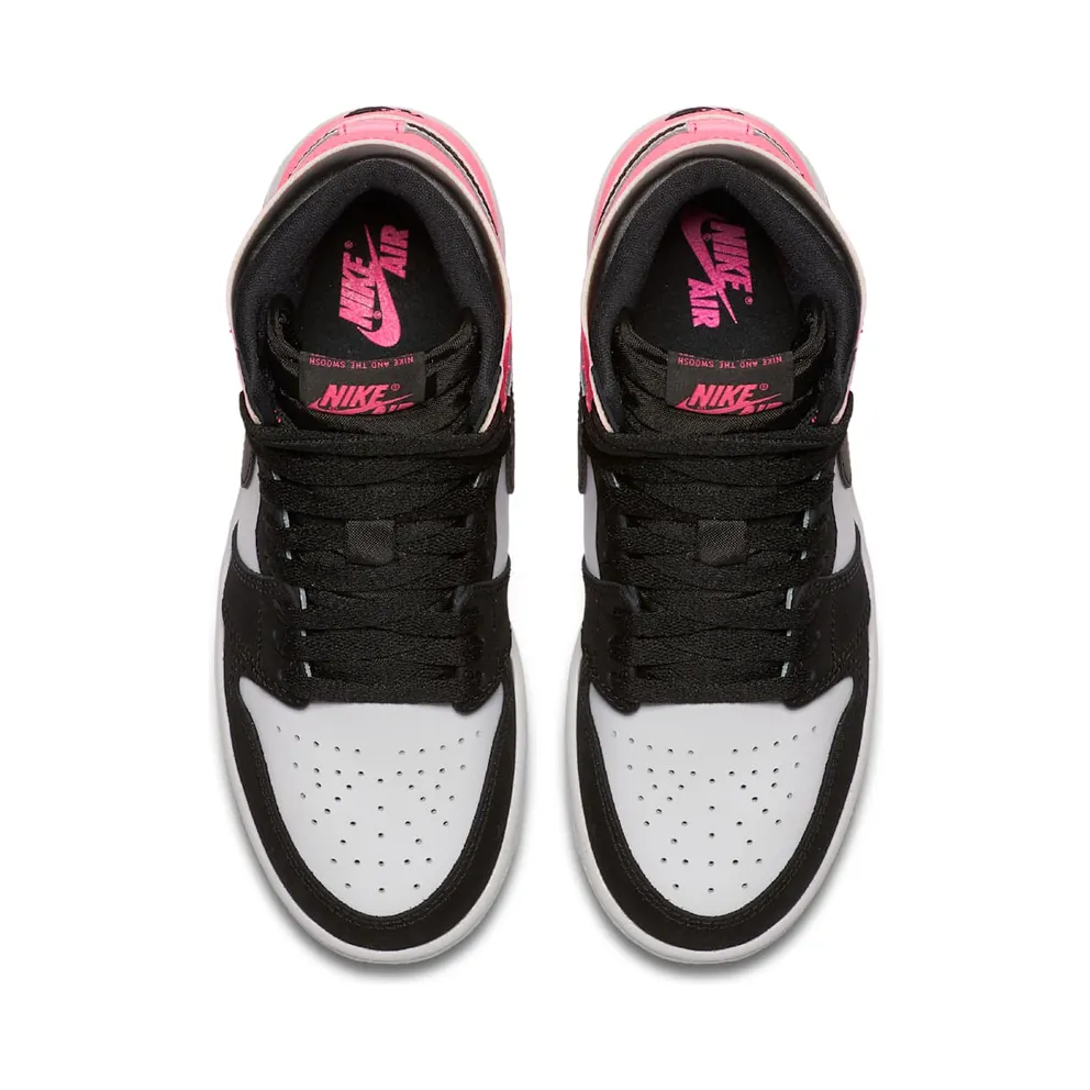 Jordan 1 Retro Valentine’s Day 2017 (GS) Black/Hyper Pink-White (881426-009)