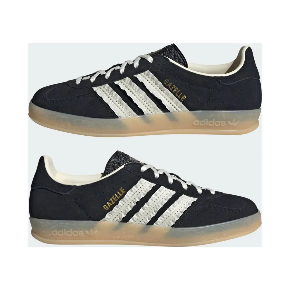 Adidas Gazelle Indoor Core Black / Cream White / Gum (JS1412)