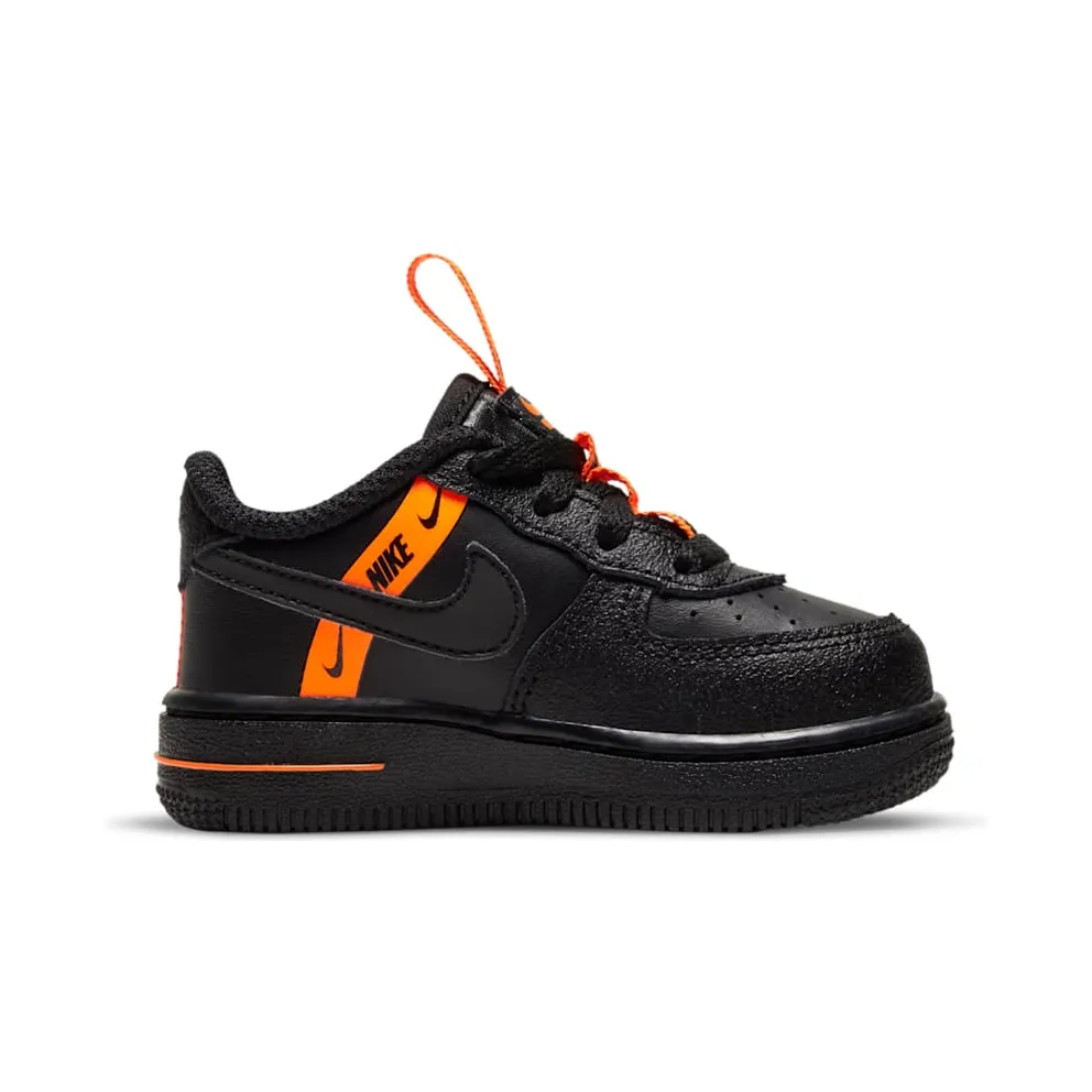 Nike Force 1 LV8 KSA TD ‘Worldwide Pack – Black Total Orange’ Black/Total Orange/Black (CT4682-001)