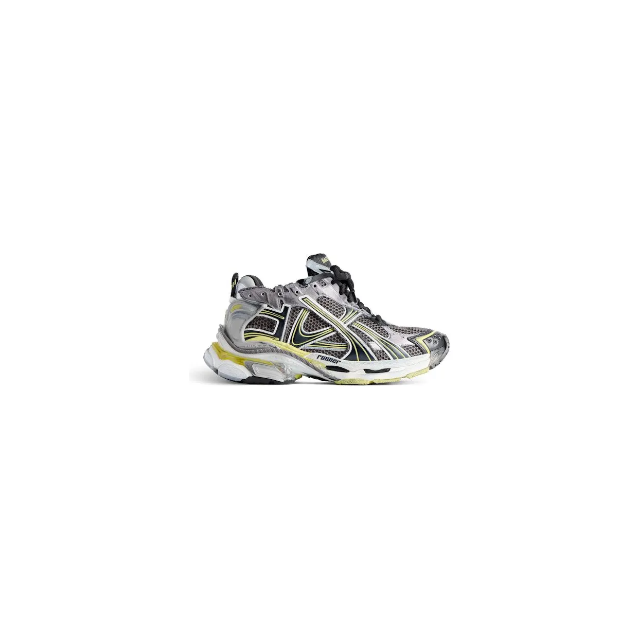 Balenciaga Runner Grey Yellow (772774W3RMU1279)