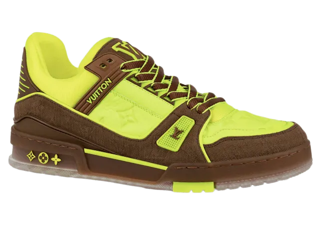 Louis Vuitton Trainer Yellow Brown (1A8Z6E)