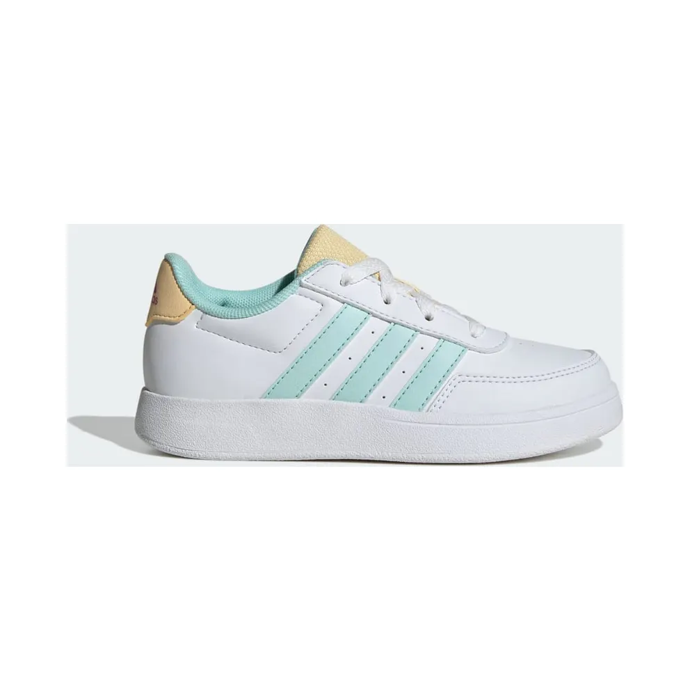 Adidas Breaknet Lifestyle Court Lace Cloud White / Semi Flash Aqua / Orange Tint (IH2380)