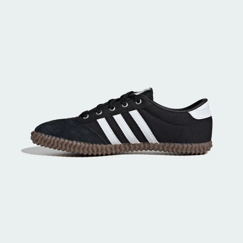 Adidas Volley Plimsoll Sneakers Core Black / Cloud White / Gum (JR6016)