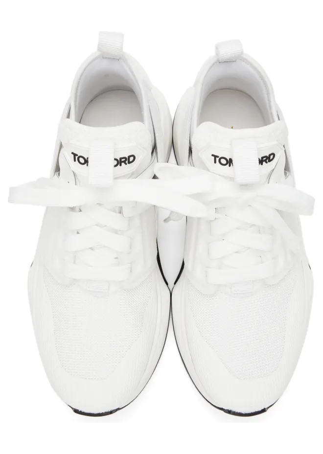 TOM FORD White Jago Sneakers (W2818N-TOF004) (5)