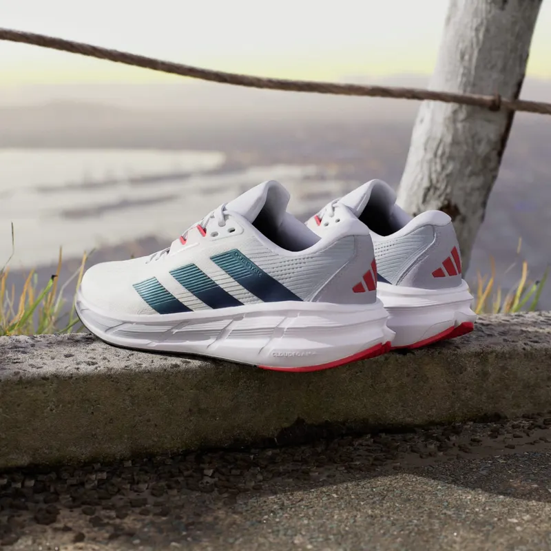 Adidas Questar 3 Running Shoes Cloud White / Core Black / Pure Ruby (JQ5081)