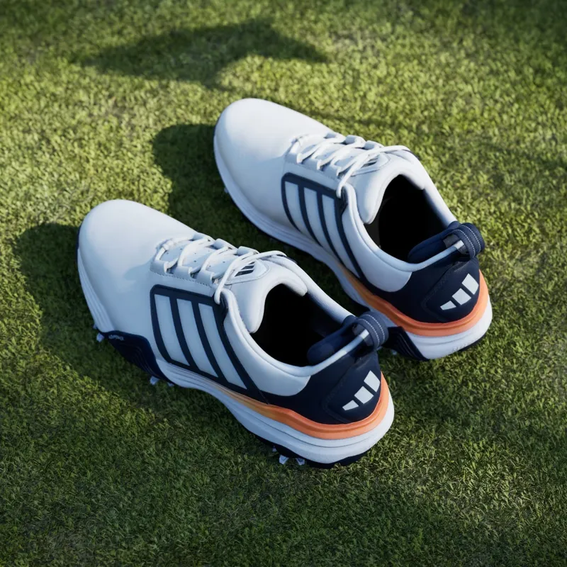 Adidas ADIPOWER 26 Golf Shoes Cloud White / Collegiate Navy / Lucid Orange (JP8403)
