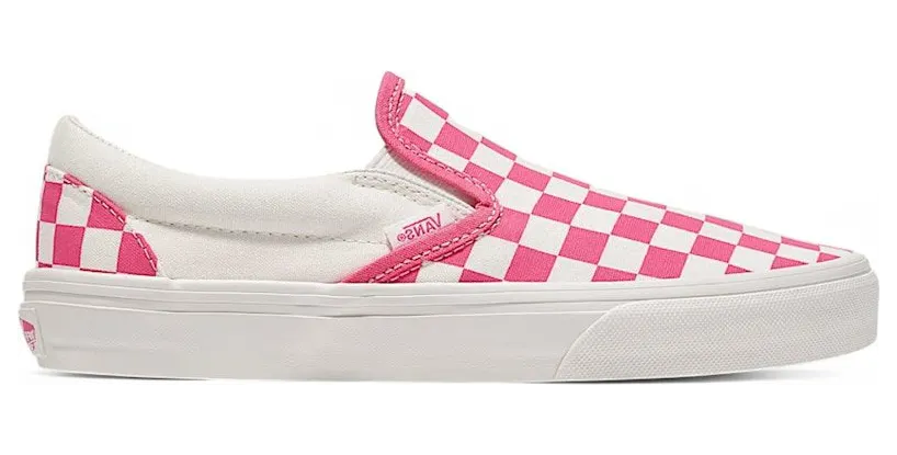 Vans Classic Slip-On Checkerboard Honeysuckle Pink White (VN000D6BCHL)