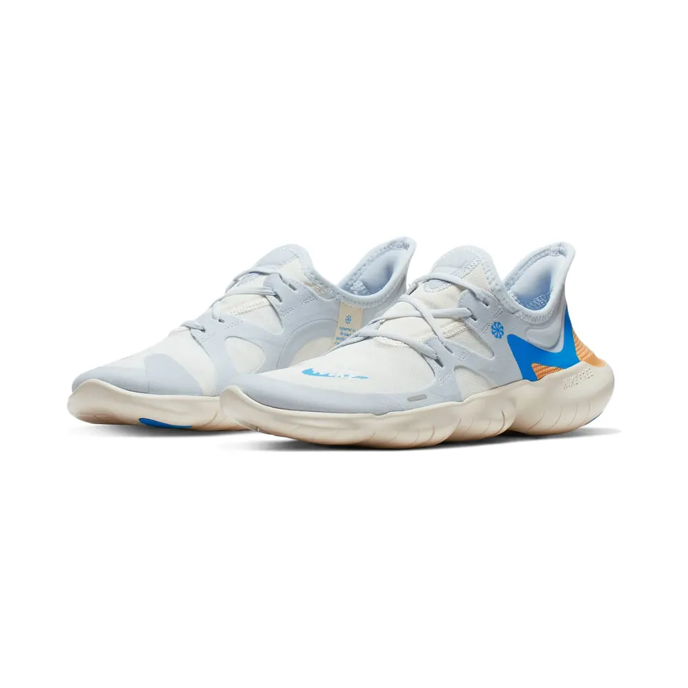 Nike Free RN 5 Just Do It Grey Blue Hero (CI1289-001)