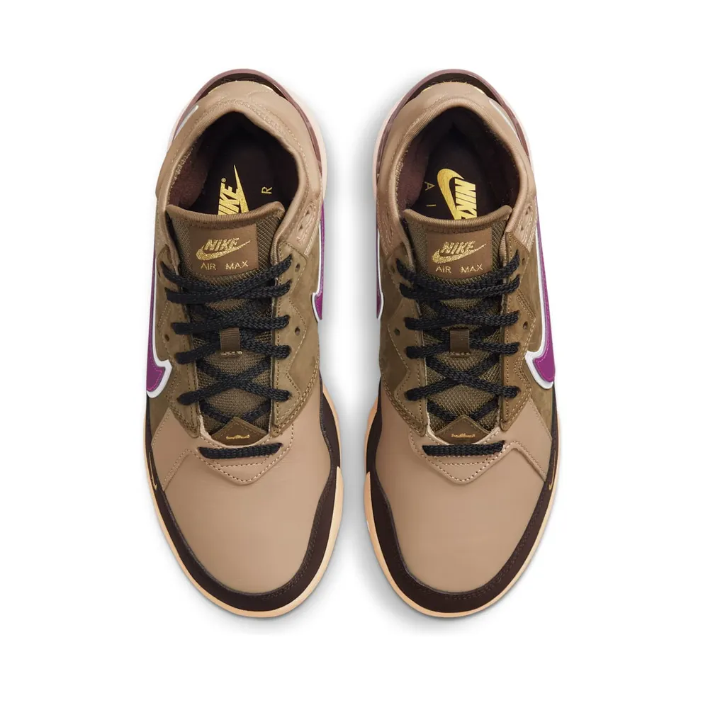 LeBron 18 Low atmos Viotech – “Khaki / Viotech / Dark Mocha / Metallic Gold” (CW3153-200)