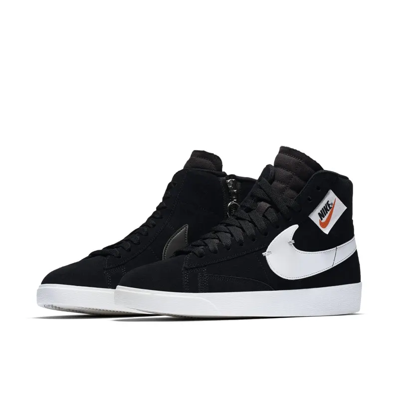 Nike Blazer Mid Rebel Black White (W) Black/Summit White-Oil Grey-Oil Grey (BQ4022-001)