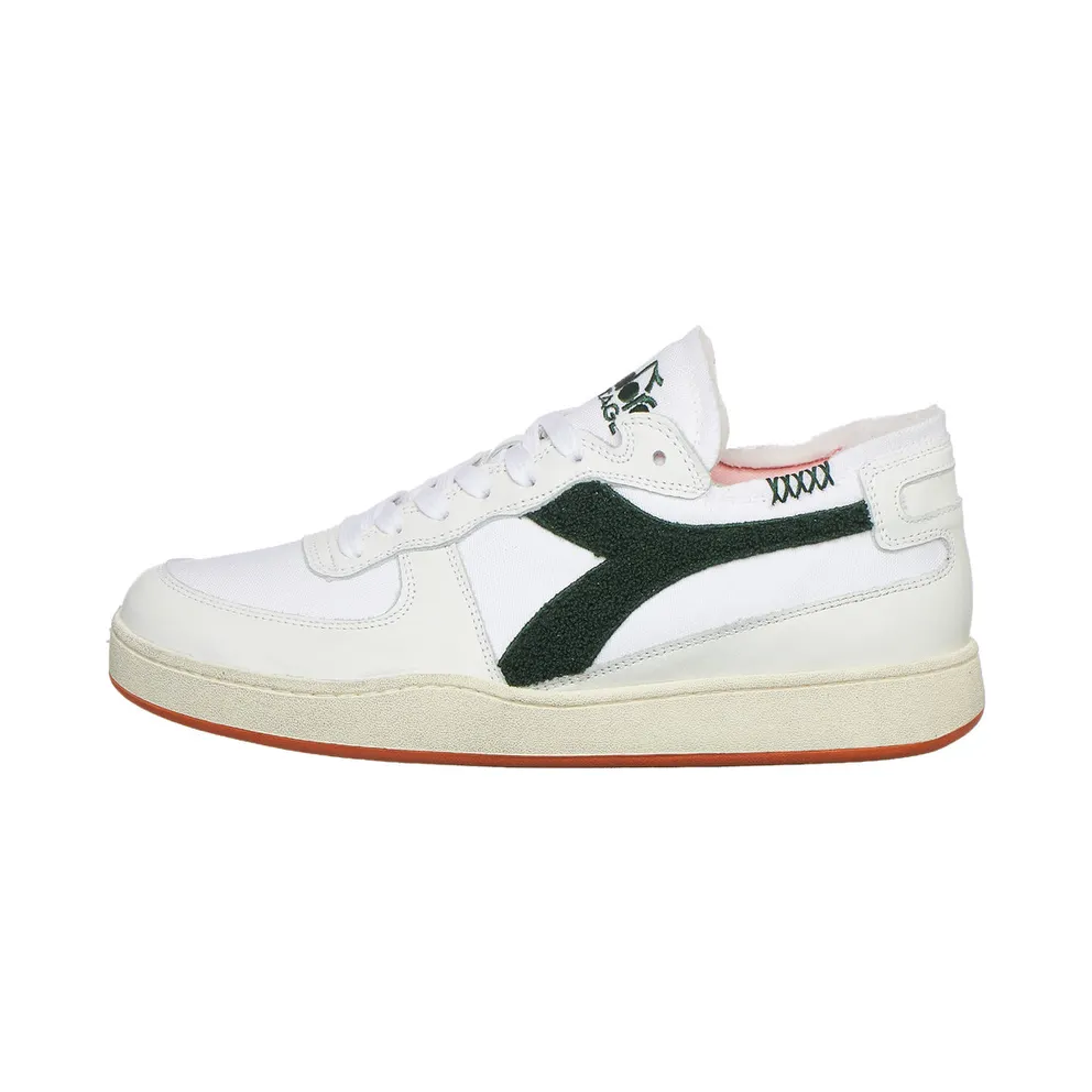 Diadora Mi Basket Row Cut Terry White / Green Eden (201178542C7213)