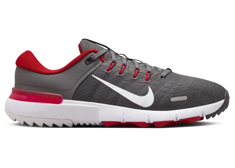 Nike Free Golf Next Nature Iron Grey University Red Smoke Grey White (FN0332-002)