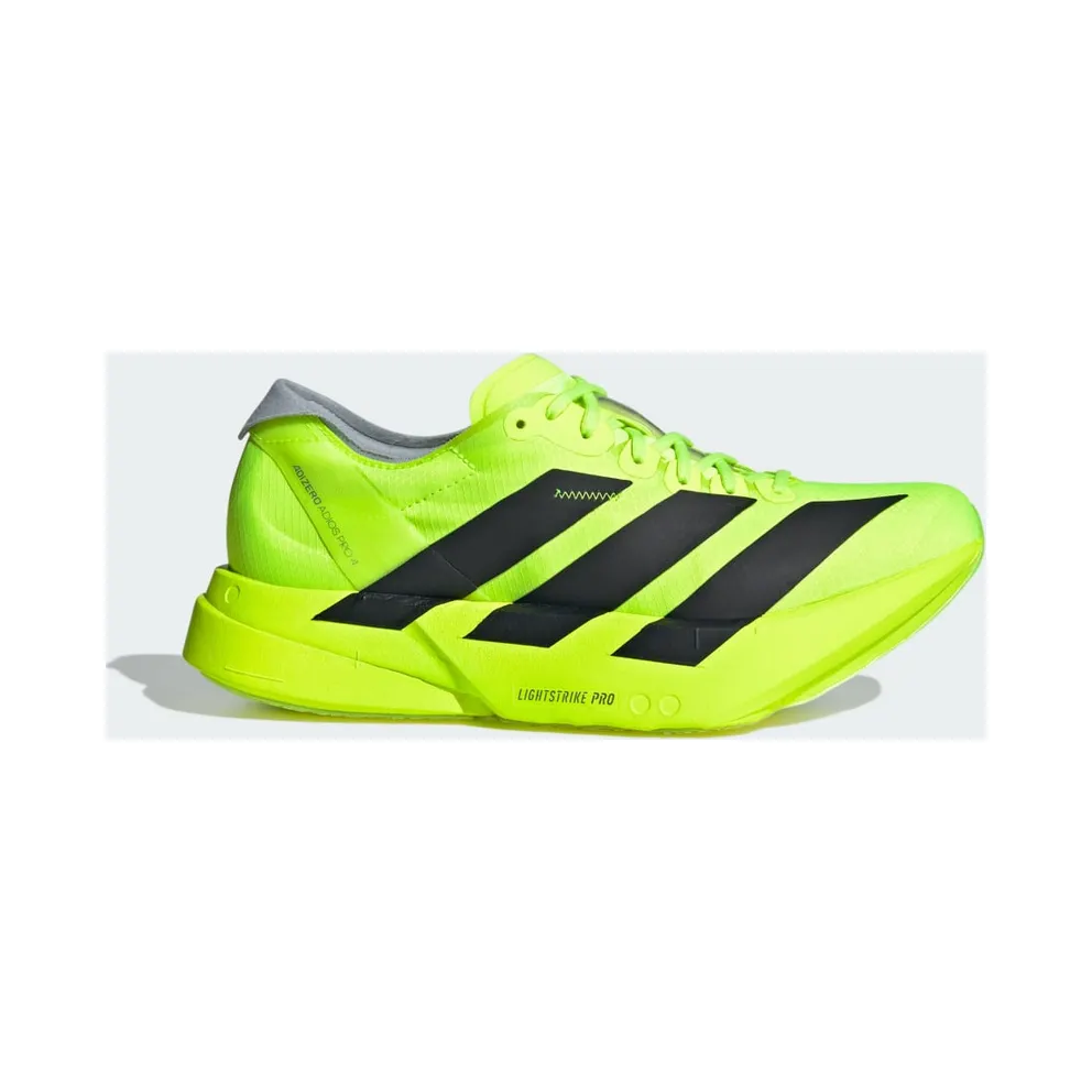 Adidas Adizero Adios Pro 4 Lucid Lemon / Core Black / Halo Silver (JR6362)