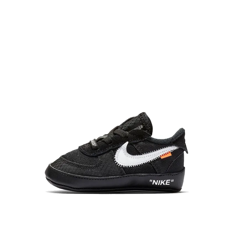 Nike x Off White Air Force 1 Low Black (Toddler) (2018) (BV0854-001)