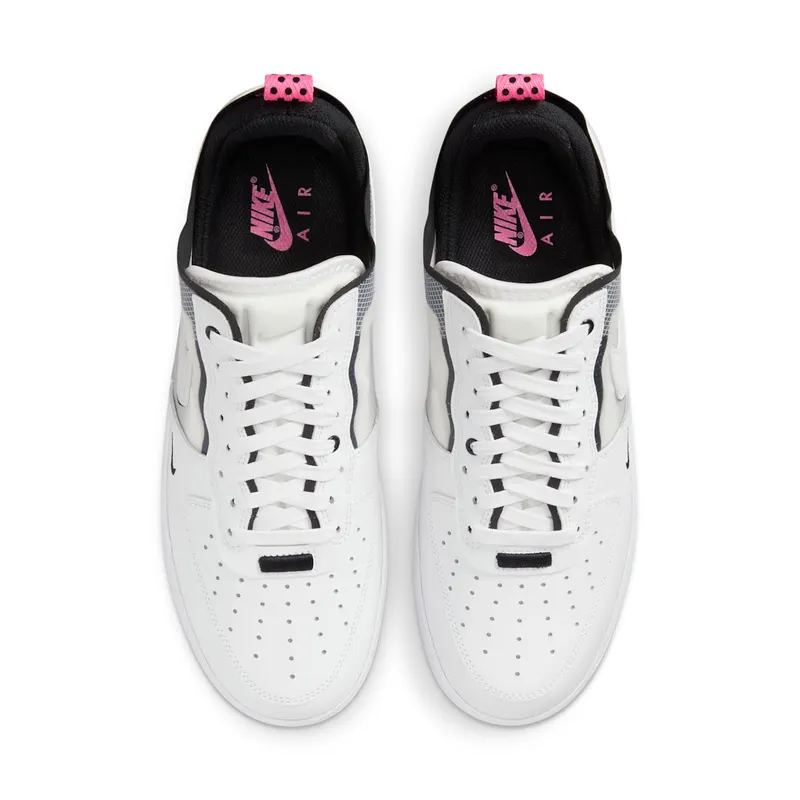 Nike Air Force 1 Low React White Black Pink Spell (DV0808-100)