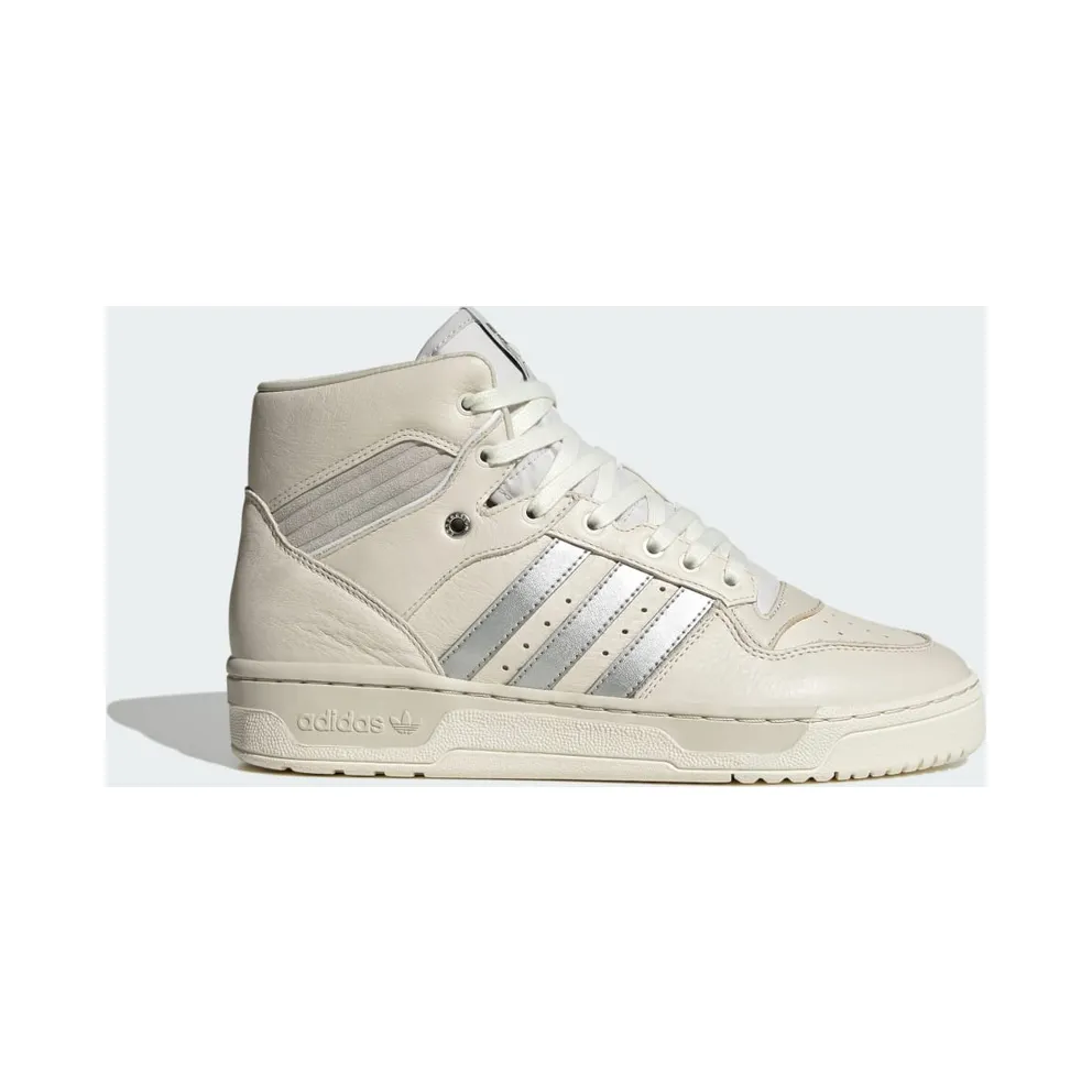 adidas Rivalry High Consortium Schuh Chalk White / Silver Metallic / Grey One (IF0602)