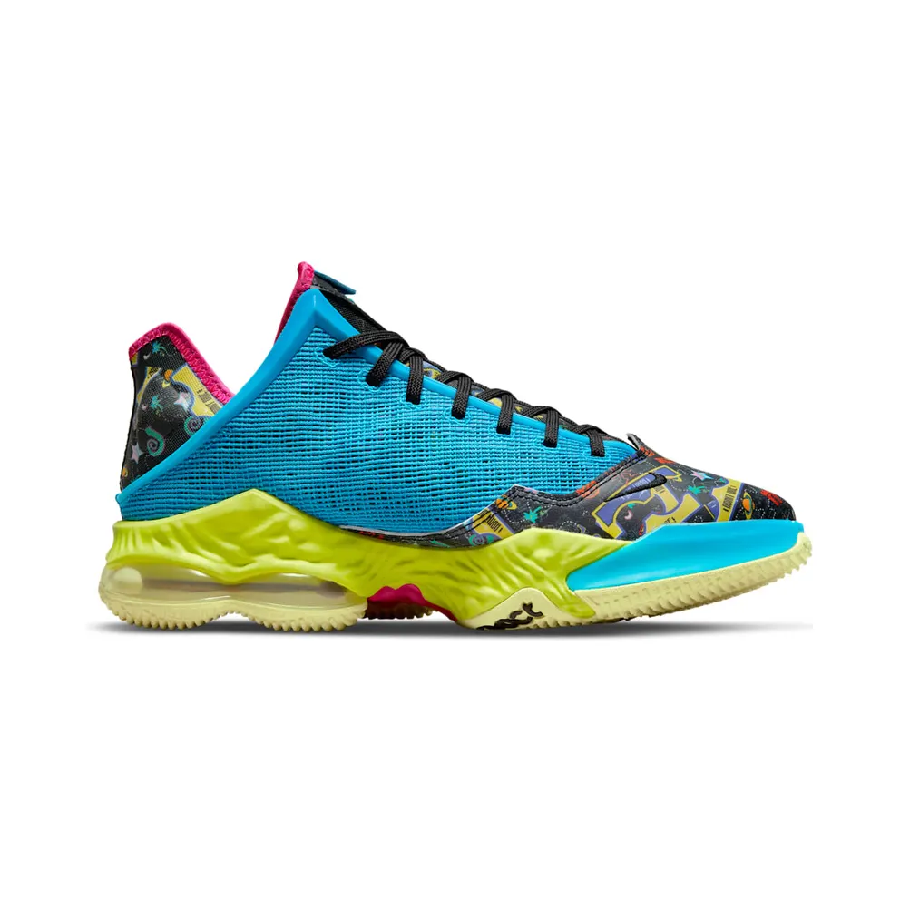 LeBron 19 Low Basketball Purple (DM1058-500)
