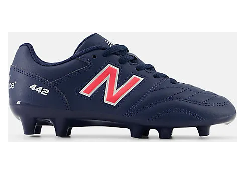 New Balance 442 Academy FG v2 Navy Silver Energy Red (JS43FMP2)