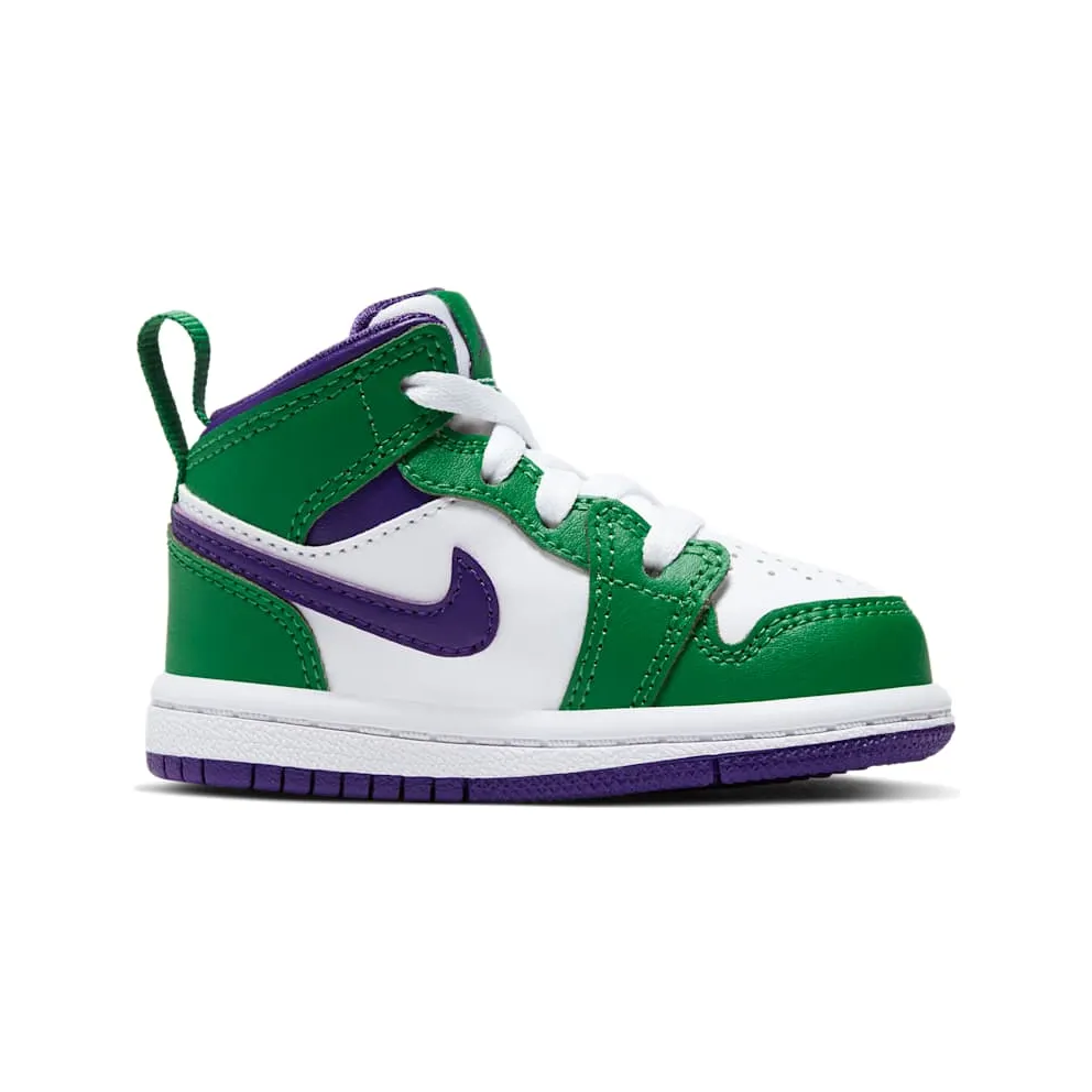 Jordan 1 Mid Incredible Hulk (TD) Aloe Green/White-Court Purple (640735-300)