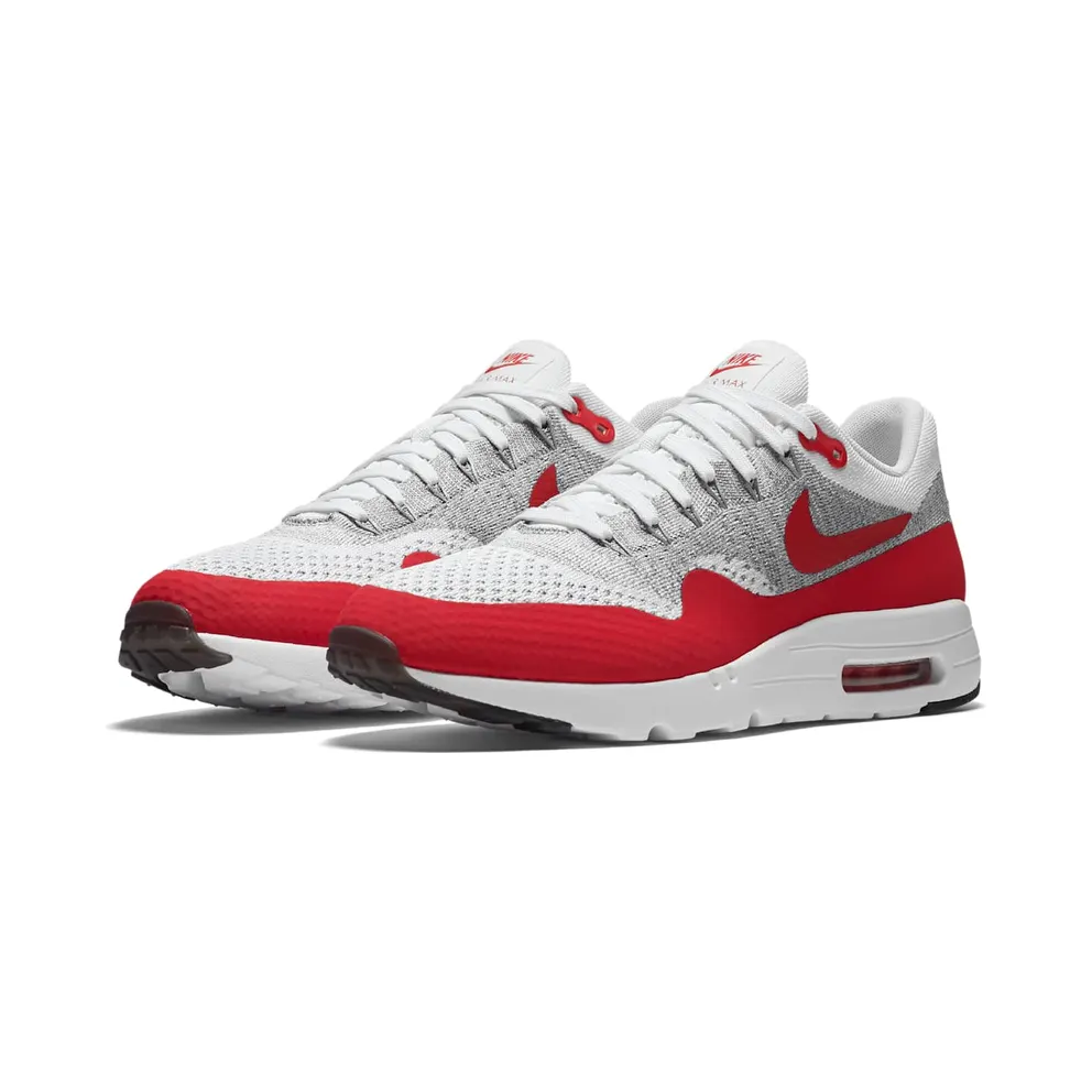 Nike Air Max 1 Flyknit OG White/University Red-Pure Platinum-Cool Grey-Wolf Grey-Black (843384-101)