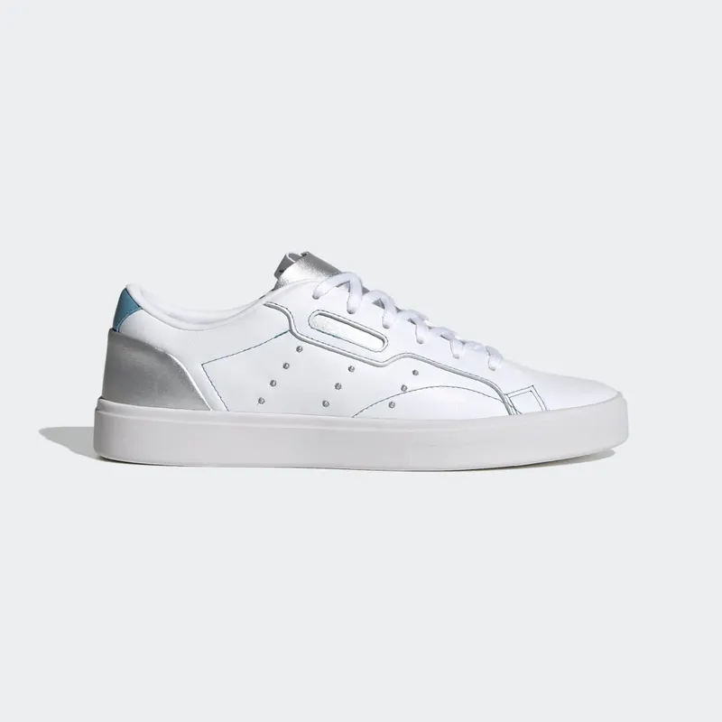 adidas Sleek Cloud White / Silver Metallic / Hazy Blue (FY5055)