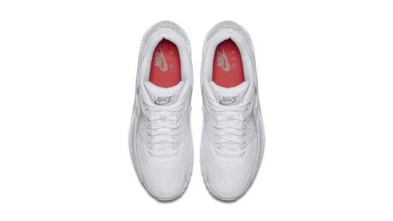 Nike Air Max 90 PRM White White Metallic Silver White/White/Metallic Silver (443817-100)