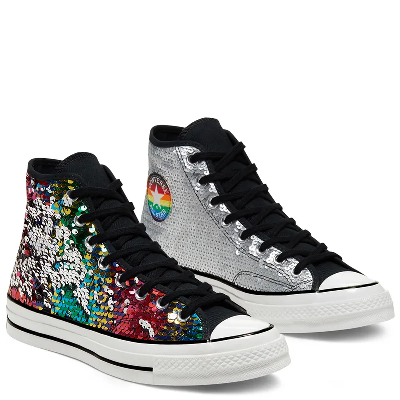 Converse Chuck Taylor All-Star 70s Hi Pride (2020) White/Black-University Red (167755C)
