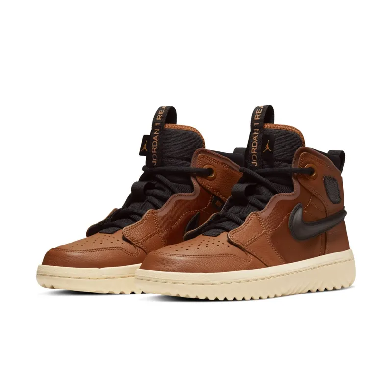 Jordan 1 High React Brown Brown/Black-Sail (AR5321-200)