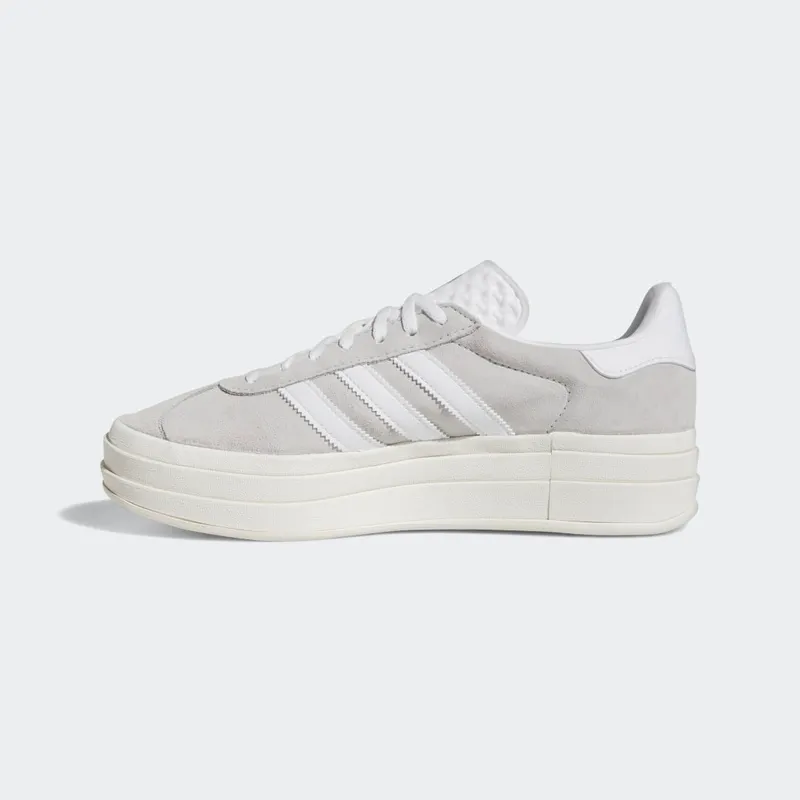 Adidas Gazelle Bold Grey Two / Cloud White / Core White (HQ6893)