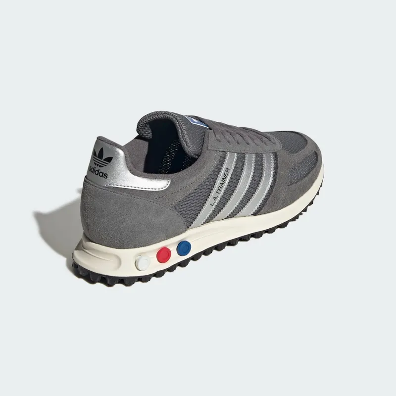 Adidas LA TRAINER OG Shoes Grey Four / Silver Metallic / Off White (KJ4380)