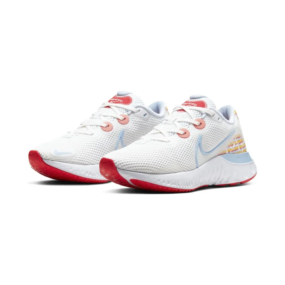 Nike Renew Run White White/Track Red/Washed Coral (CW5633-100)
