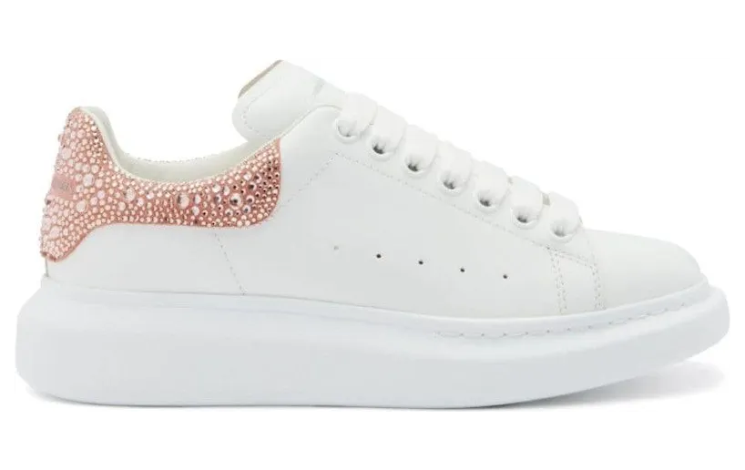 Alexander McQueen Oversized White Light Pink Rhinestone (718243WIEEE)