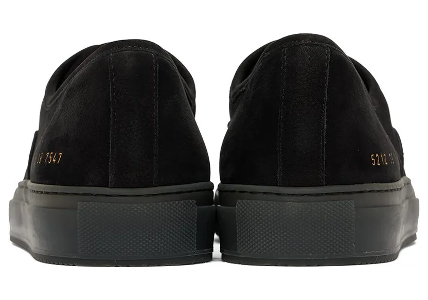Common Projects Black Four Hole Sneakers (ARTICLE 5212) (2)