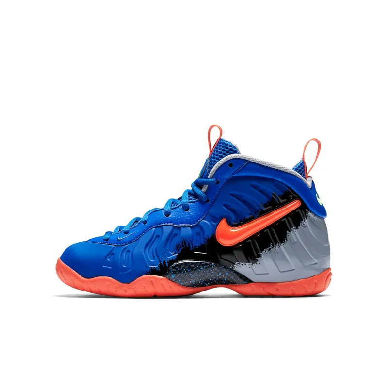 Nike Air Foamposite Pro Nerf (GS) Racer Blue/Total Crimson-Green Streak-Wolf Grey (644792-403)