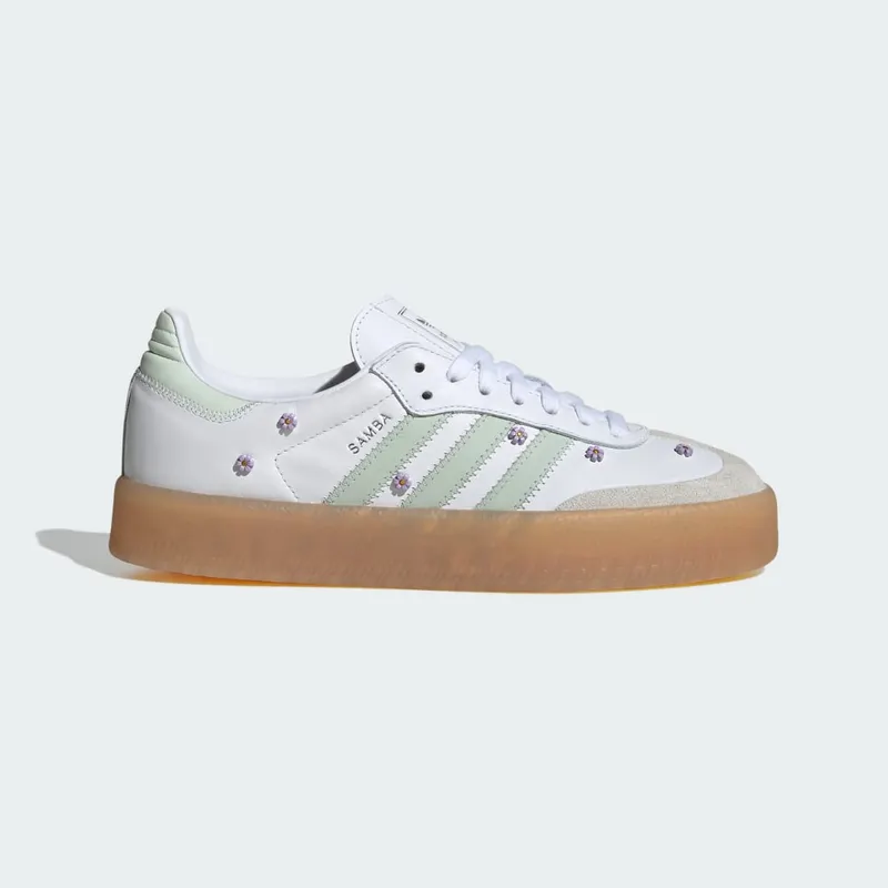 Adidas Sambae Cloud White / Linen Green / Gum (JS3954)