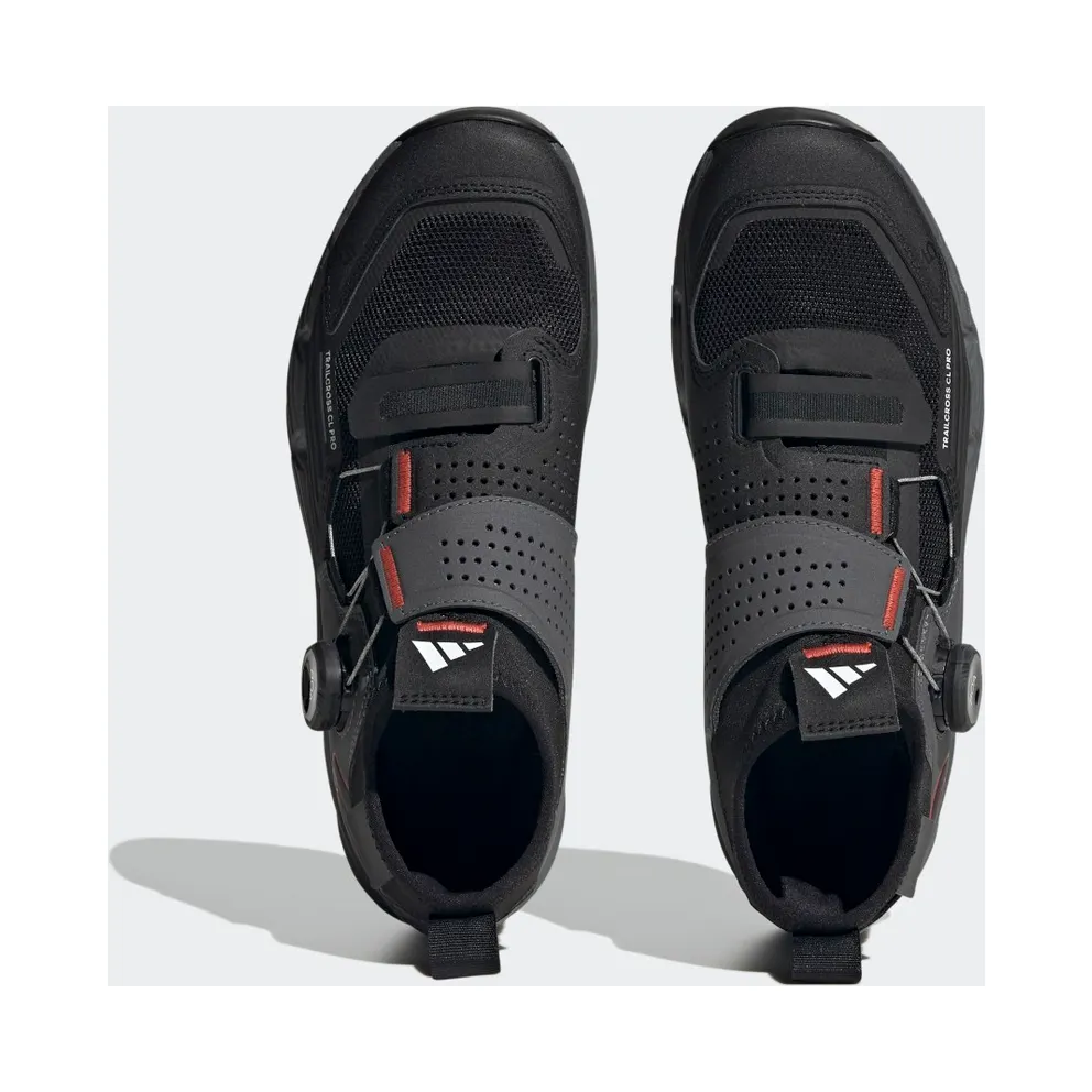 Adidas 5.10 TRAILCROSS PRO CLIP-IN W MOUNTAIN BIKE SHOES Grey Five / Core Black / Red (HP9929)