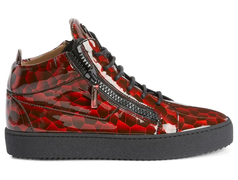 Giuseppe Zanotti Kriss mid-top sneakers – Rood (RU30008001)