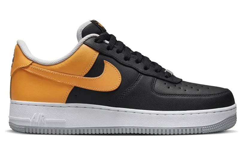 Nike Air Force 1 Low ’07 Black Kumquat Light Smoke Grey (FB7162-081)