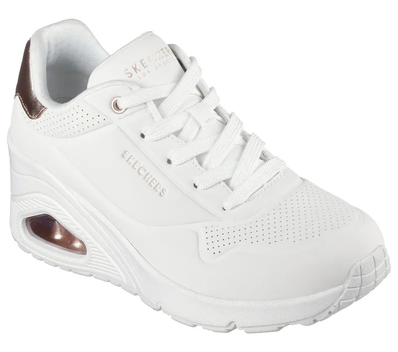 Skechers Uno Wedge – HI Steps Sneaker White