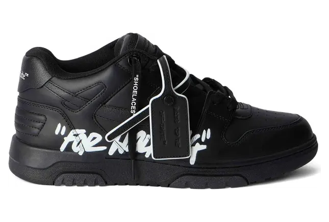 Off-white Lettering-print Tag “Black/White” (M189C9L01A BLKWH)